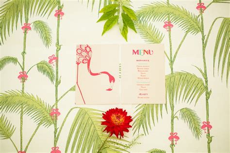 miami kitsch mixed with bollywood beach and flamingos wedding by matt