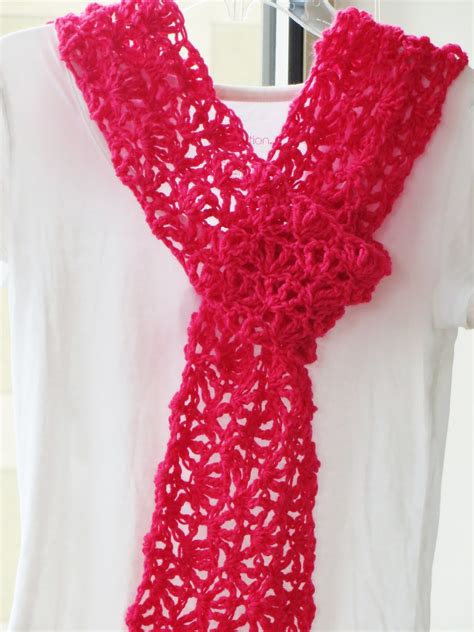 alana lacy scarf for summer free crochet pattern for mother s day