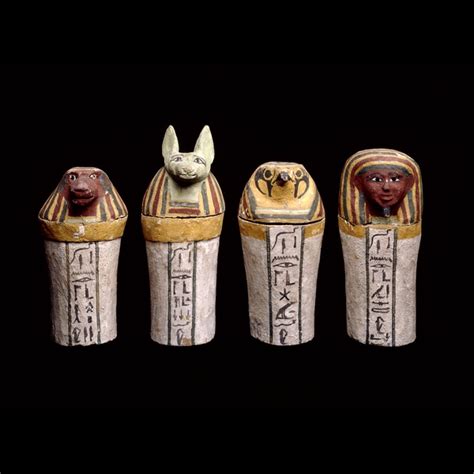 canopic jars  integral part   ancient egyptian mummification