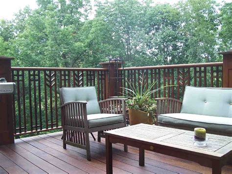 ipe deck with prairie style railing deck railing design railing