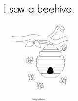 Beehive Twistynoodle sketch template