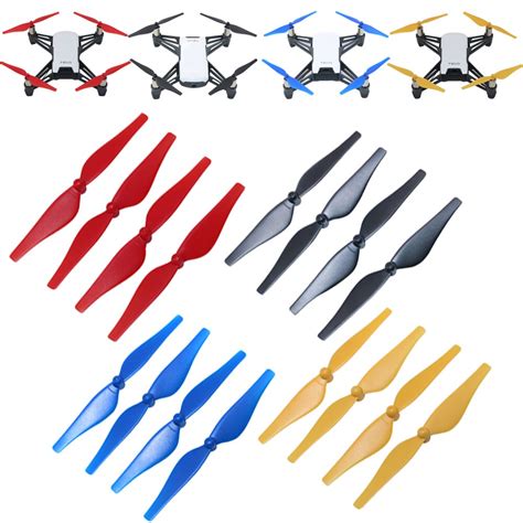 pcs colourful tello propeller quick release propellers  dji tello mini drone propeller ccw