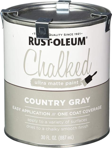 rustoleum   oz country gray chalked ultra matte paint walmartcom