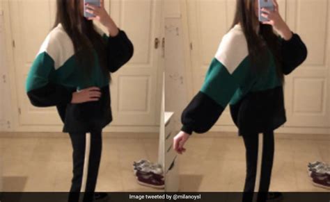 Woman S Mirror Selfie Becomes Viral Optical Illusion Do You See It