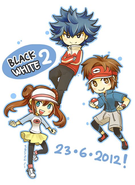 pokemon black2 white2 new characters by piyostoria on deviantart