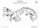 Panama Mapas Panamá Provincias sketch template