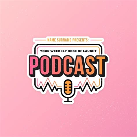 vector detailed podcast logo template