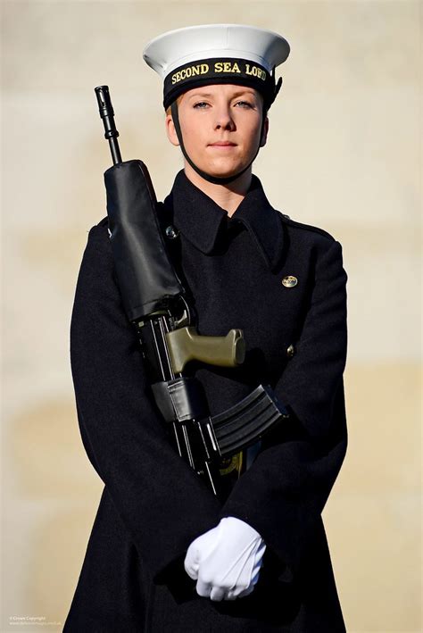 Royal Navy Servicewoman On Parade A Royal Navy Servicewoma Flickr