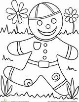 Gingerbread Man Coloring Story Pages Activities Christmas Preschool Color Printable Kindergarten Kids Crafts Run Worksheet Fairy School Para Worksheets Getcolorings sketch template