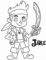 Jake Coloring Pirates Neverland Pages Sword Land Never Finn Paul Color Print Forever Wooden Tree His Printable Getcolorings Sketch Kids sketch template