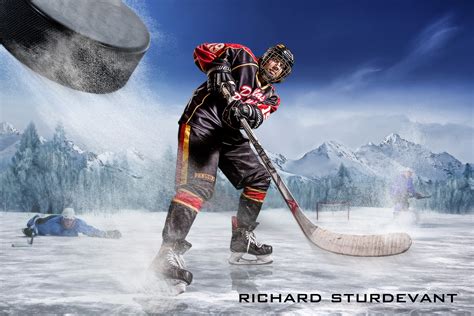sturdavinci art tools hockey player background