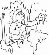 Coloring Pages Snow Dragster Color Raining Print sketch template
