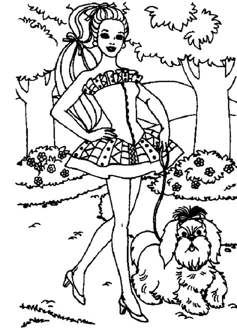 barbie coloring pages  kids updated