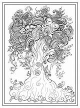 Coloring Pages Mindfulness Tree Adult Colouring Printable Stress Pdf Anti Mandala Kids Zen Drawing Willow Weeping Sheets Adults Getdrawings Students sketch template