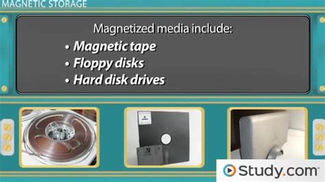 magnetic storage definition devices examples video lesson