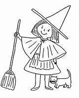 Witch Coloring Pages Witches Printable Halloween Color Cartoon Kids Print Hat Sheets Popular Preschool Kindergarten Worksheets Choose Board sketch template