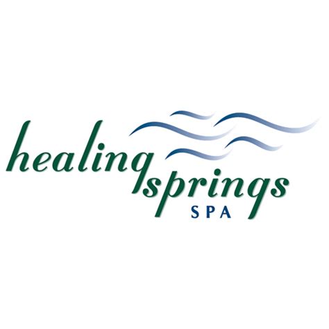 logo healing springs spa eps ai cdr  vector