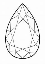 Jewel Koret Gems Diamante sketch template
