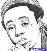 Lil Wayne Draw Step Drawing Coloring Drawings Pages Famous Dragoart Pencil Hop Hip Quotes Character Celebrity Visit People sketch template