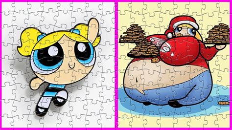 Game Puzzle Powerpuff Girl Bubbles As Fat 876 Youtube