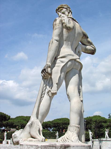 le foro italico rome statue du stade des marbres une sta flickr