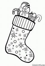 Stocking Colorare Calza Natale Coloriage Calze Noel Chaussette Strumpf Calcetines Colorkid Doni Malvorlagen Natal Noël Meia Voller Geschenke Chaussettes Meias sketch template