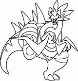 Dracozolt Coloriage Pokémon Bonjourlesenfants Coloriages 71k sketch template