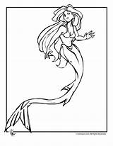 Coloring Mermaid Pages Mermaids Mako Merman Fantasy Clipart Template Kids Library Popular Print Activities sketch template