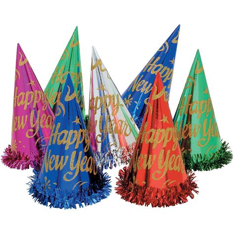 years eve foil glitter party hats  walmartcom