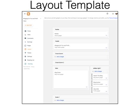 layout template