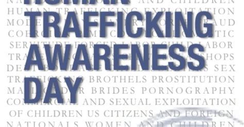 national human trafficking awareness day human trafficking