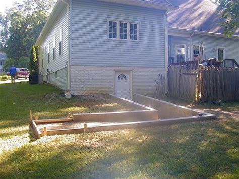 adding basement entrance  handicap ramp yelp