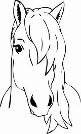 Horse Coloring Pages Face Drawing Head Drawings Color Colouring Blank Pony Horses Printable Print Cheval Morgan Available Draw Kids Quilt sketch template