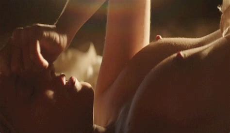 dianna agron topless in bare the nip slip