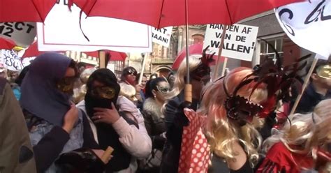 Amsterdam Sex Workers March To Preserve Red Light District