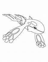 Coloring Kyogre Pages Pokemon Rayquaza Library Clipart Print sketch template