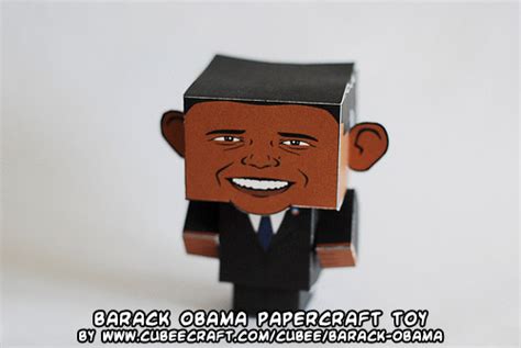 ninjatoes papercraft weblog barack obama papercraft toy