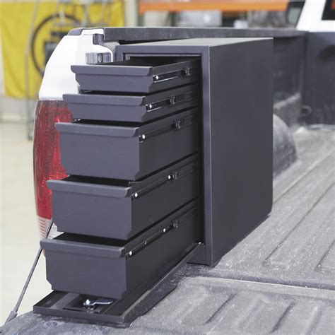 ironton  drawer black truck tool box steel   ebay