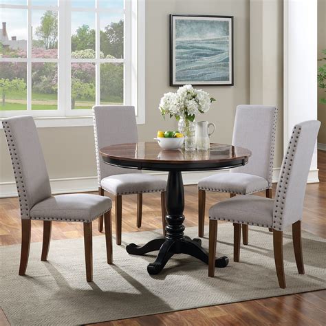 high  upholstered side chairs dining room chairs set   armless