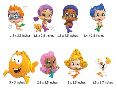 One 1 Bubble Guppies Edible Icing Sheet Cake Decor Topper You Will