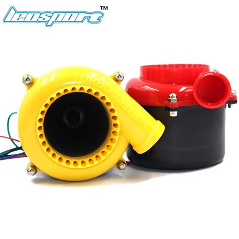 leosport universal electronic turbo car dump valve electronic turbo blow  valve sound