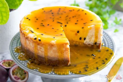 My Gluten Free Passion Fruit Baked Cheesecake Recipe