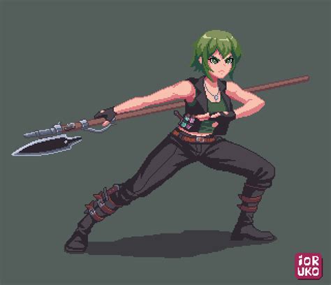 fighting games anime style sprite pixel art zelda characters