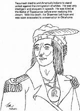 Tecumseh Mingo sketch template