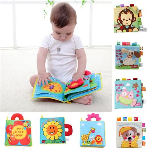 soft books infant early cognitive development  quiet bookes baby goodnight educational