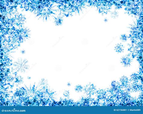 abstract ice frame stock illustration image