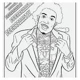 Coloring Pages Rapper Drake Chains Related Posts sketch template