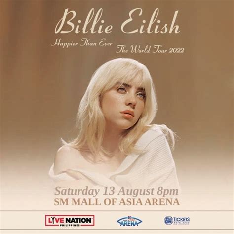 lookout ph  twitter billie eilish  coming  manila  august    sm mall