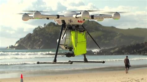 teens  rescued   drone  lifeguards   learning