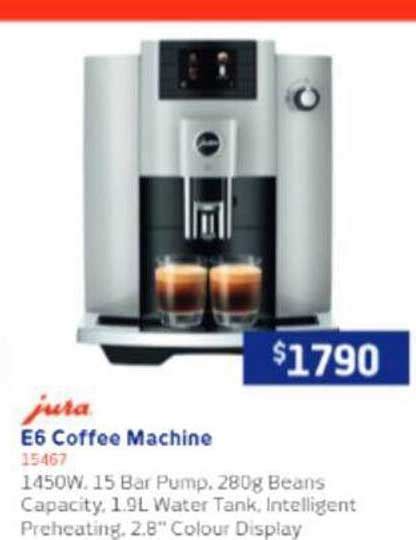 jura  coffee machine offer  retravision cataloguecomau